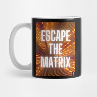 Escape The Matrix Pop Art Motivational Design Mug